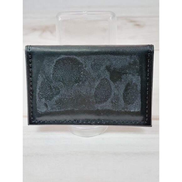 Vintage Utah Peace Officers ASSN Black Leather Bi-Fold Business Card Holder - Picture 2 of 9